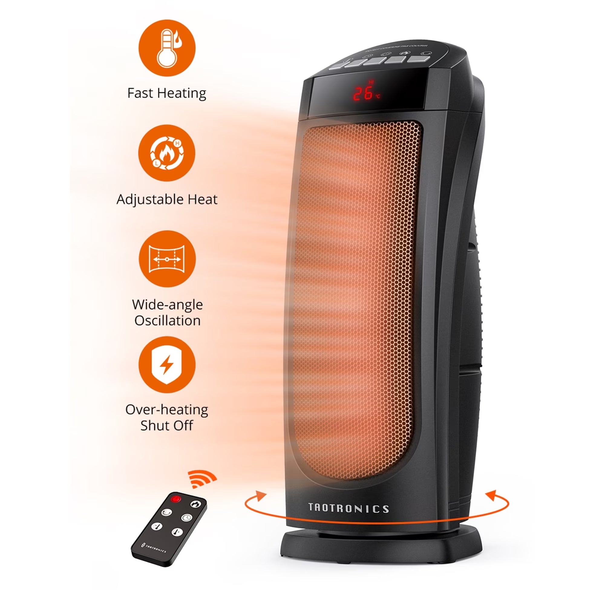 Ceramic Tower Space Heater Review (TaoTronics PTC): A Small-Room Heater Worth a Look?