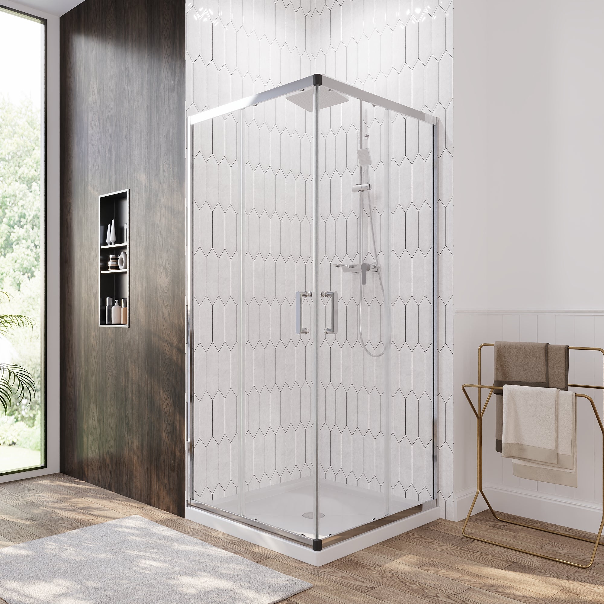 DeerValley DV-1SD0215 Sliding Shower Door Review: A 36x36 Corner Enclosure for Small Bathrooms