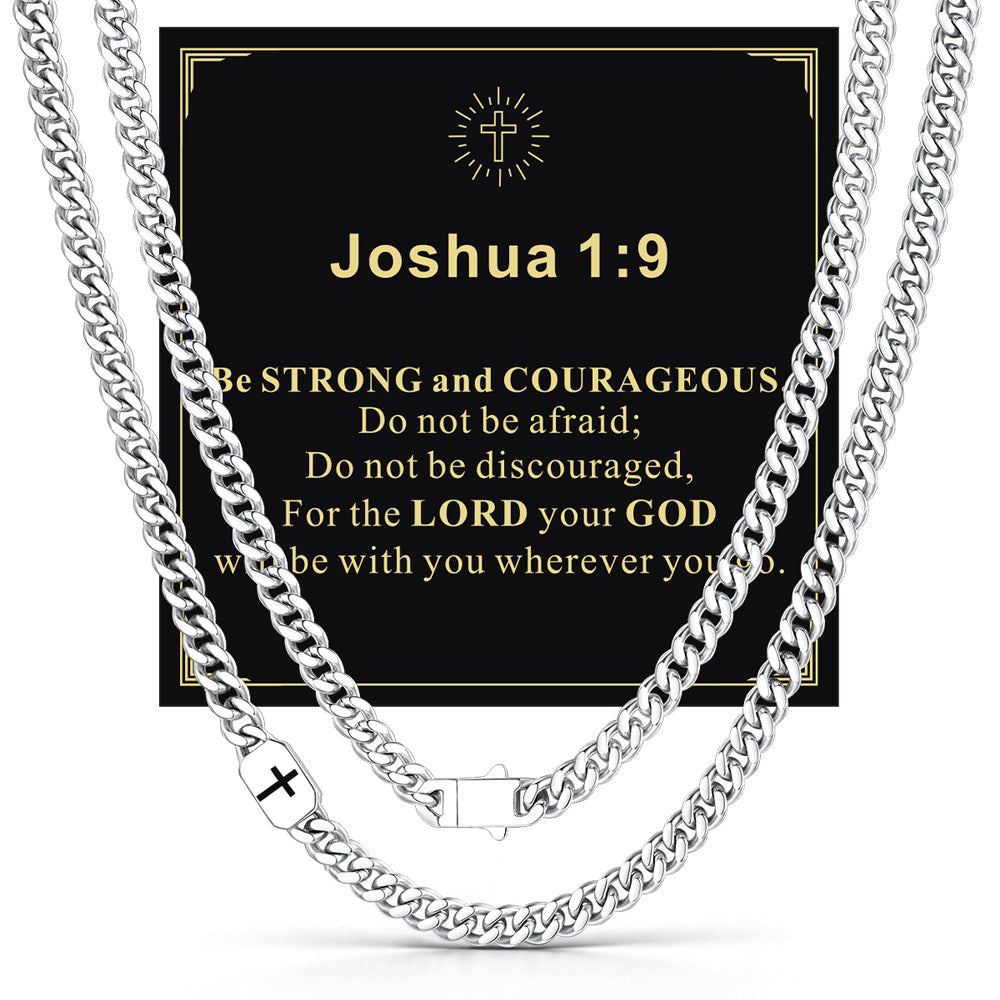 FaithHeart Bible Verse Cross Cuban Chain Review: The Cross Is in the Links, Not on a Pendant