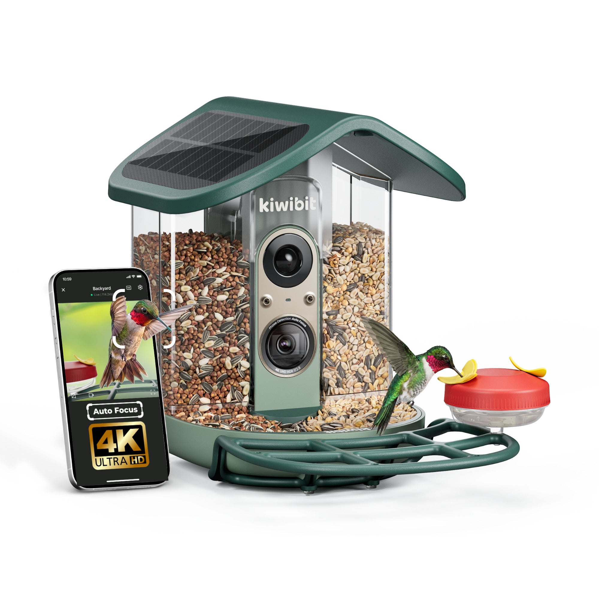 Kiwibit Bird Feeder 2 Pro Review: A 4K AI Camera Feeder With Dual Solar Panels