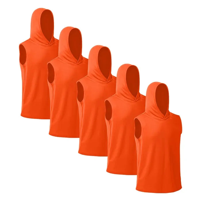 LEEHANTON 5-Pack Sleeveless Hoodie Tank Tops Review: $9 a Shirt for Birdseye Mesh
