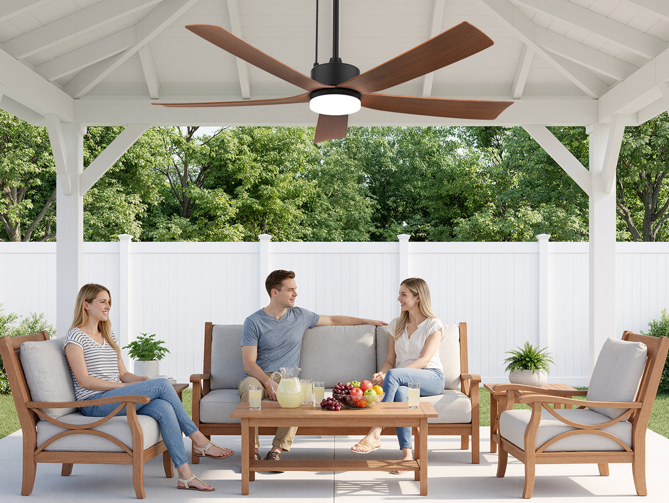 Ventallion 52" Solar Ceiling Fan Review: Right Battery Chemistry, No IP Rating
