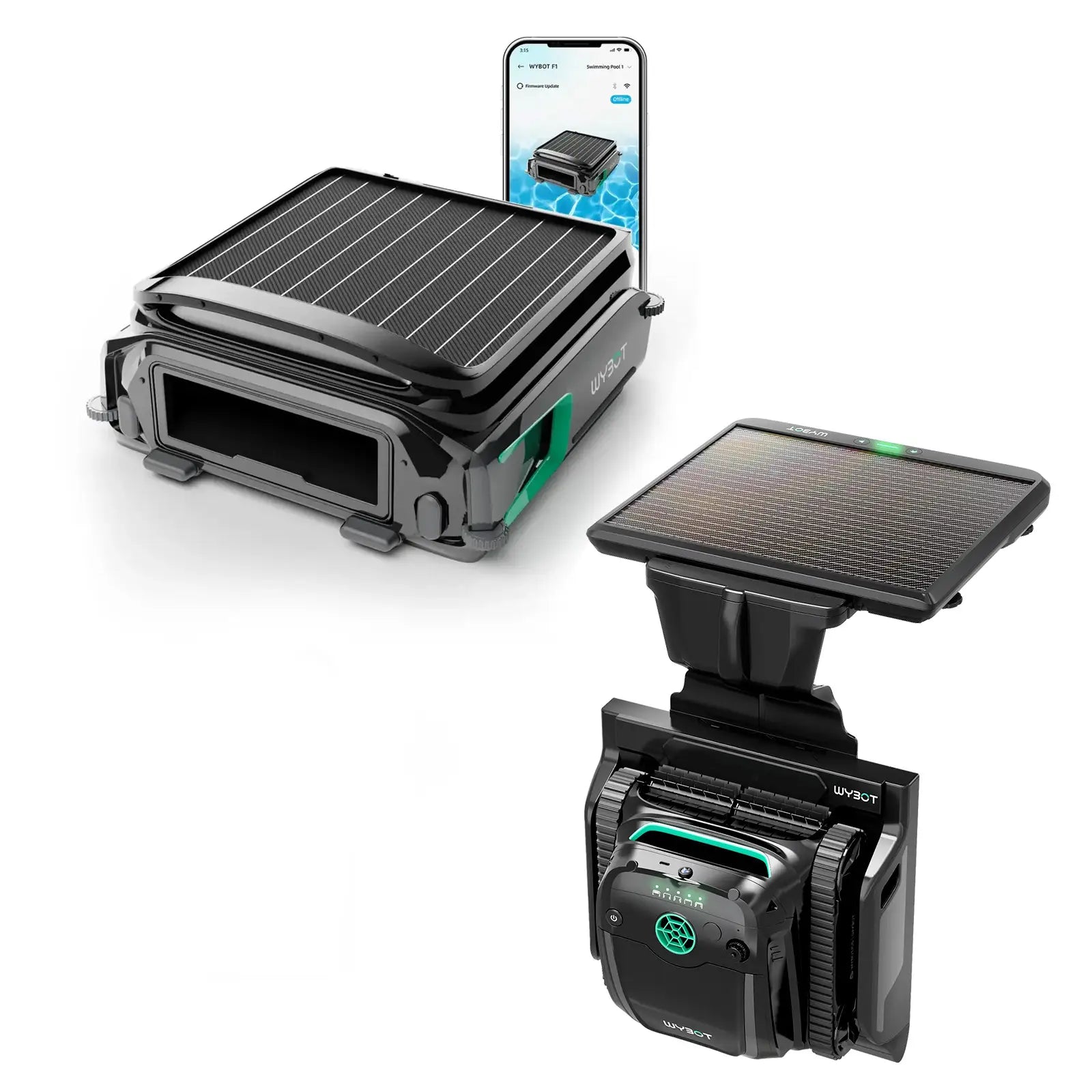 WYBOT S2 Solar Vision and F1 Pool Bundle Review: AI Vision Floor Robot Plus Solar Skimmer